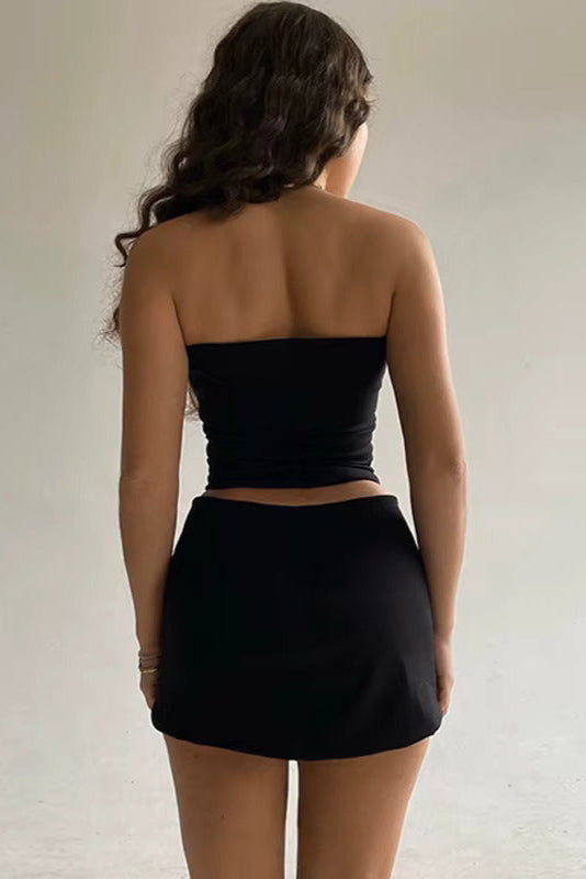 Two-Piece Mini Skirt and Top Set