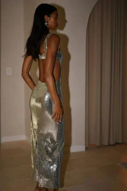 Shimmer Maxi Dress